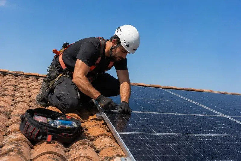 Maintenance et monitoring de panneaux solaires à Ribagnac