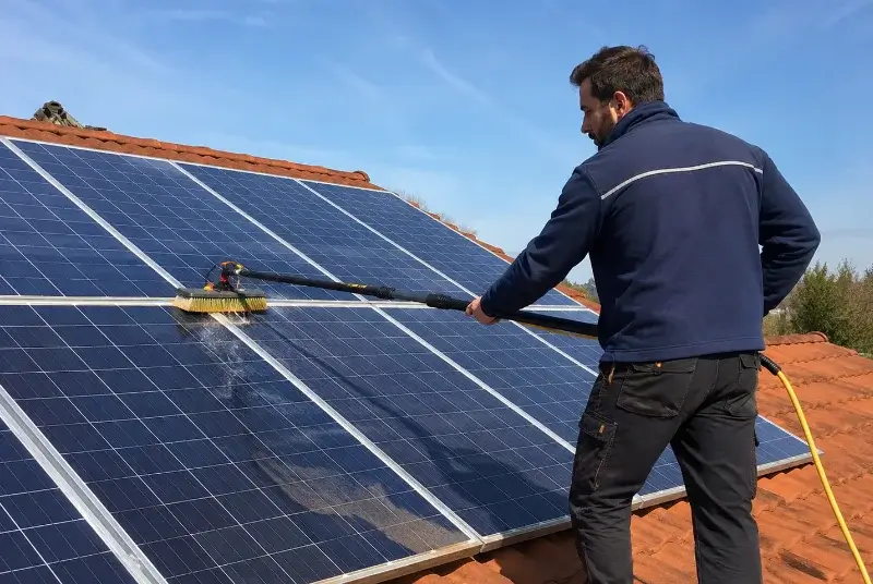 Nettoyage et entretien de panneaux solaires à Ribagnac